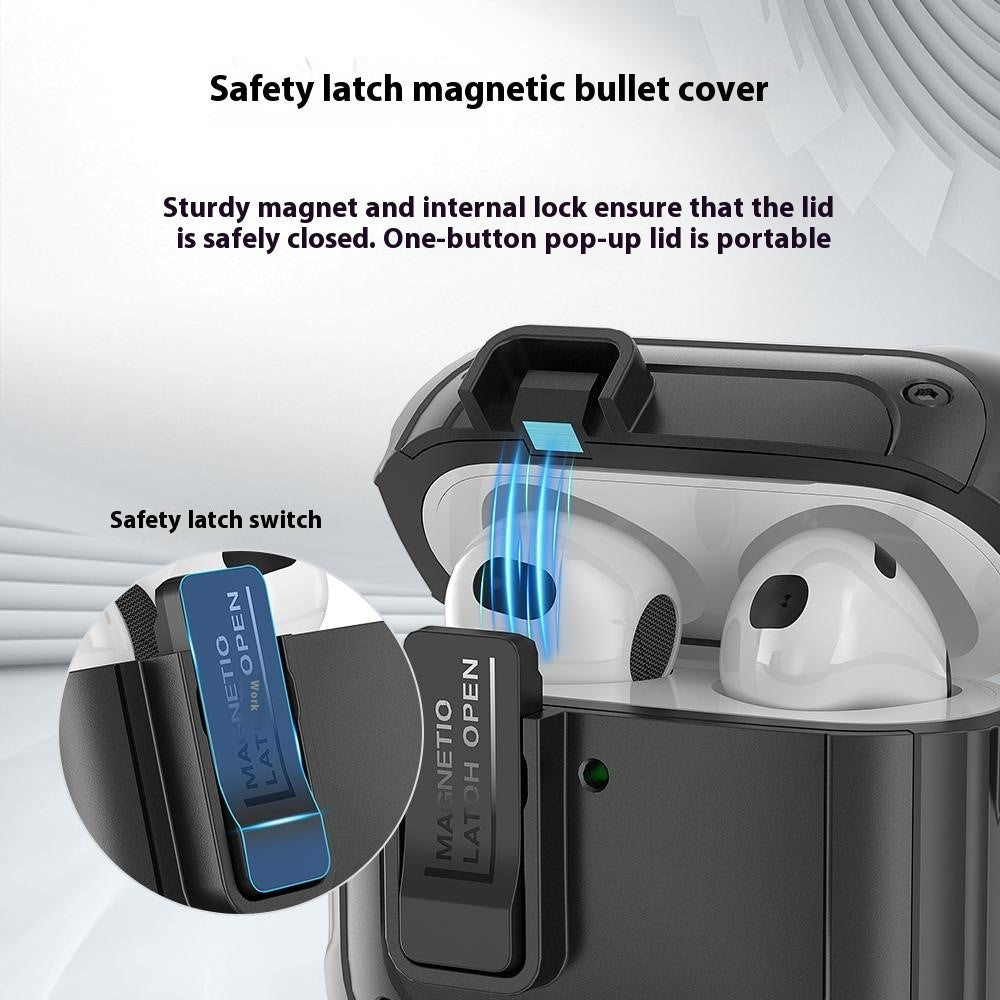 capa anti-queda anti-risco airpods 4