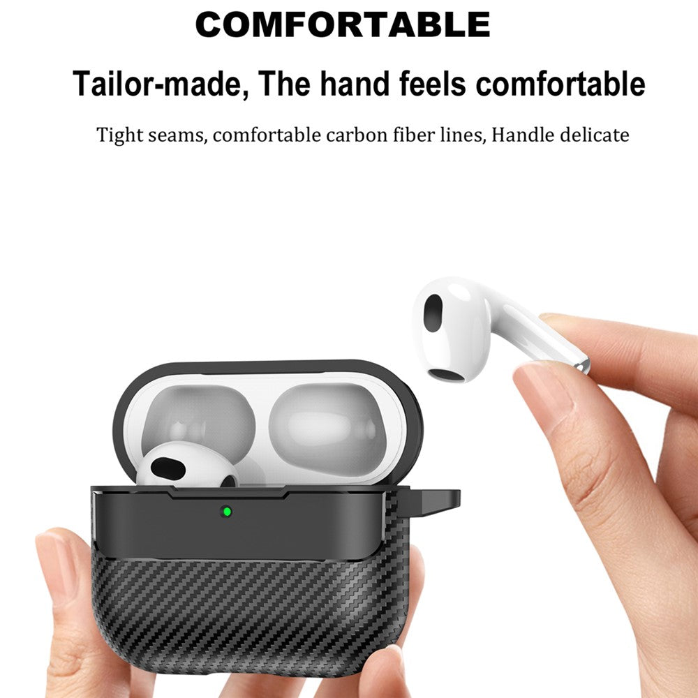 capa tpu fibra carbono apple airpods 4
