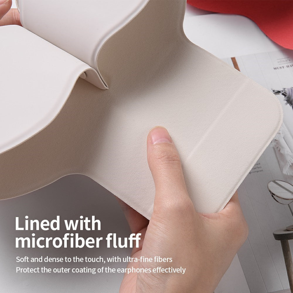 capa premium em pele pu airpods max