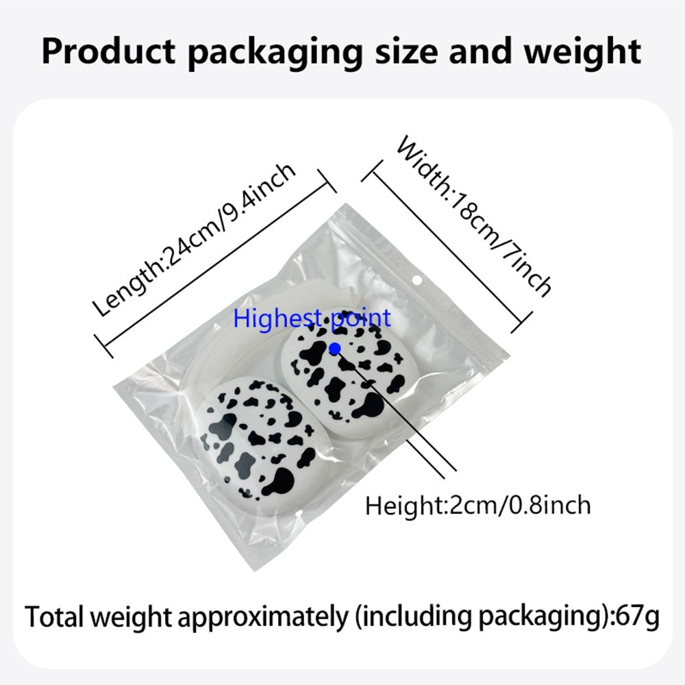 Conjunto 3 em 1 Capa em Silicone para AirPods Max