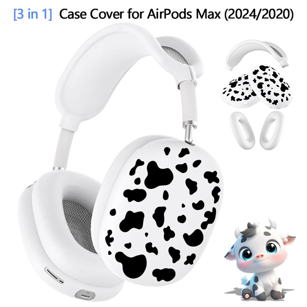 Conjunto 3 em 1 Capa em Silicone para AirPods Max