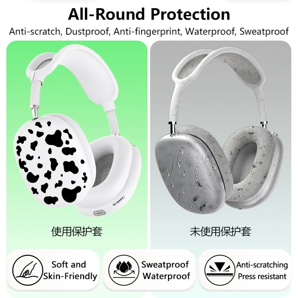 Conjunto 3 em 1 Capa em Silicone para AirPods Max