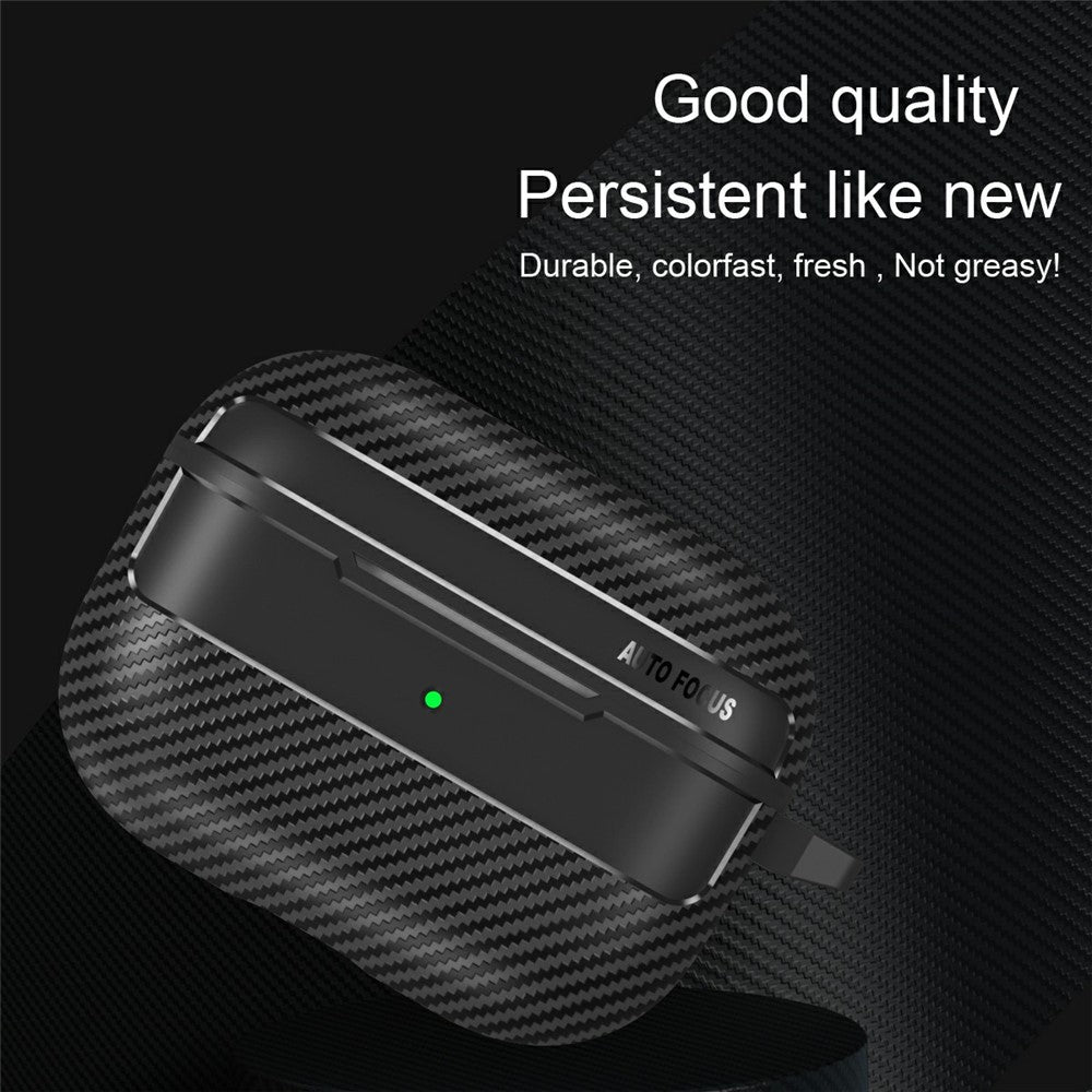 capa elegante moderna airpods pro 3 com gancho
