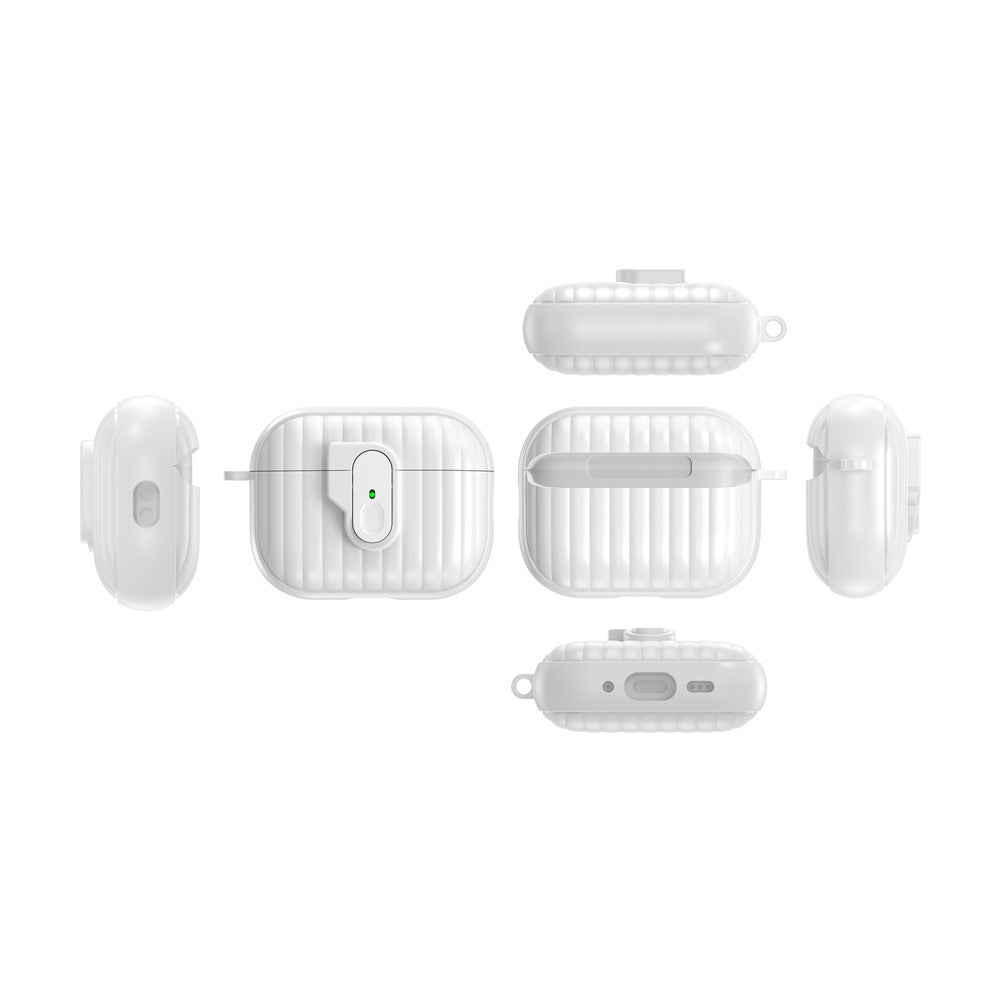 Capa Shell Texture com Fecho para AirPods Pro 3