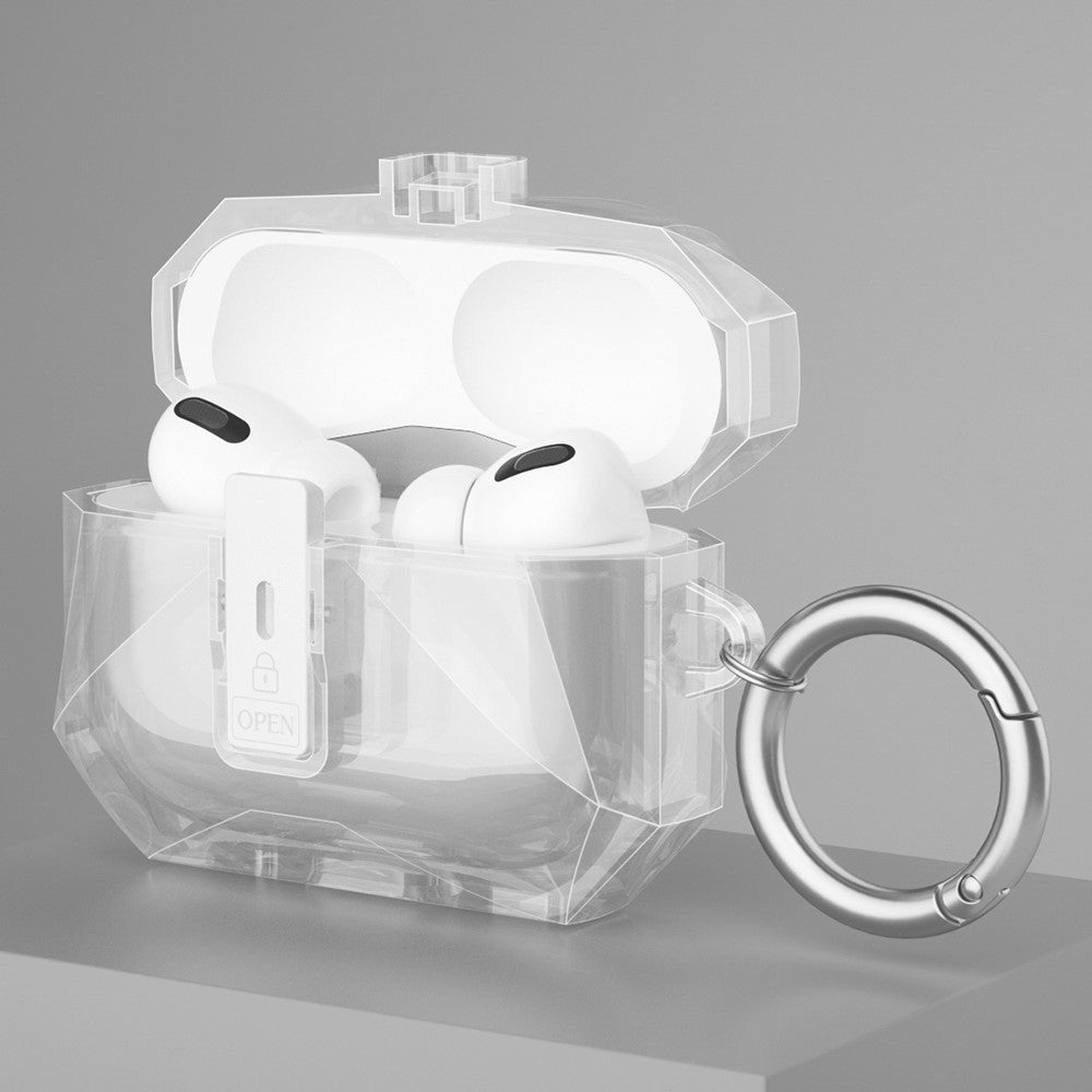 capa rígida transparente coteci airpods pro 3