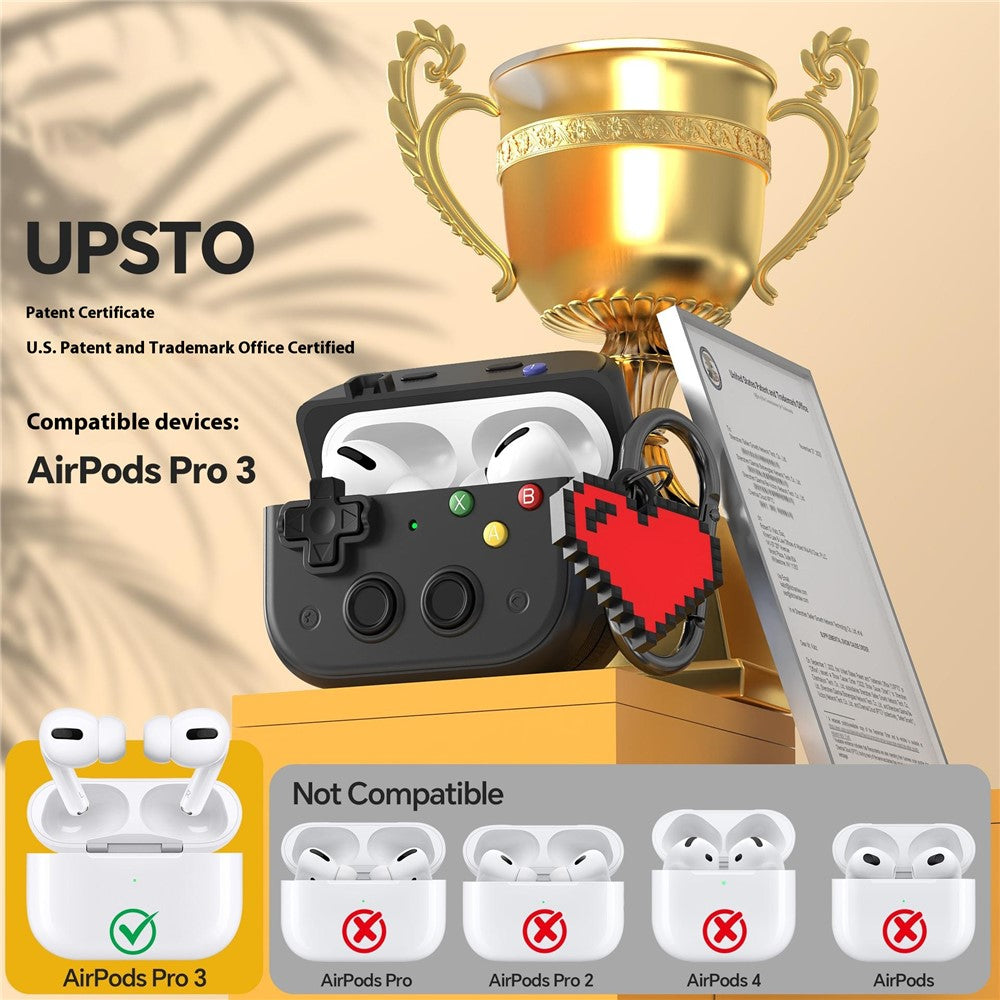 capa criativa com pendente coração airpods pro 3