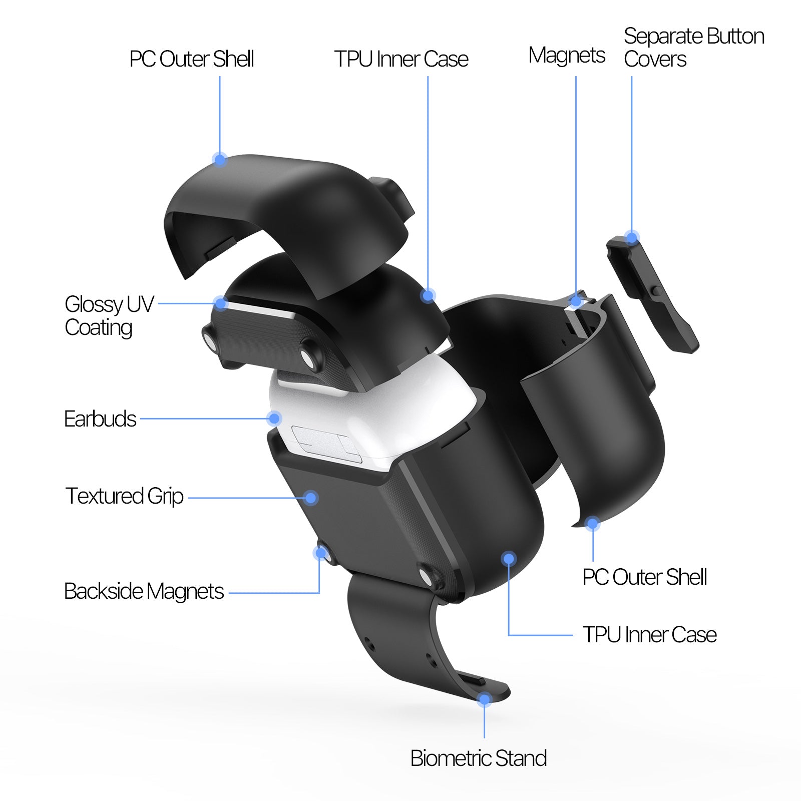 capa premium dux ducis pecq airpods pro 3