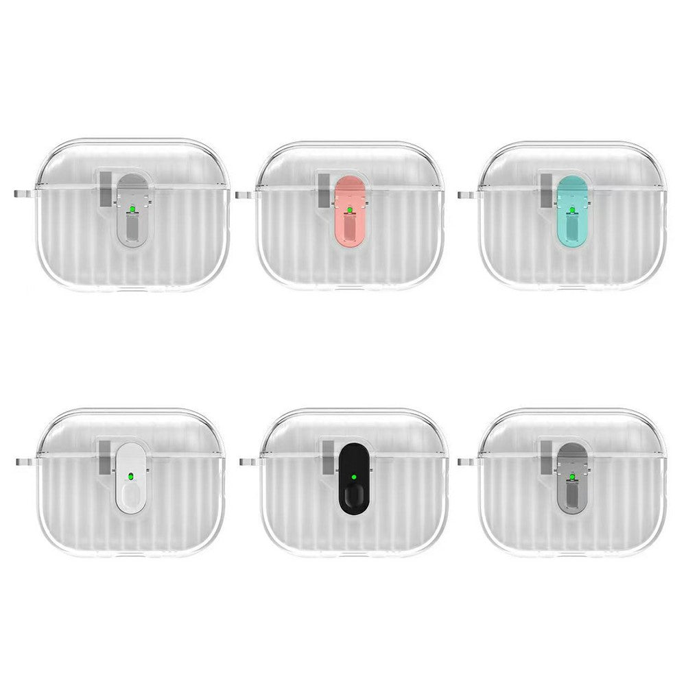 capa tpu resistente shell texture airpods pro 3