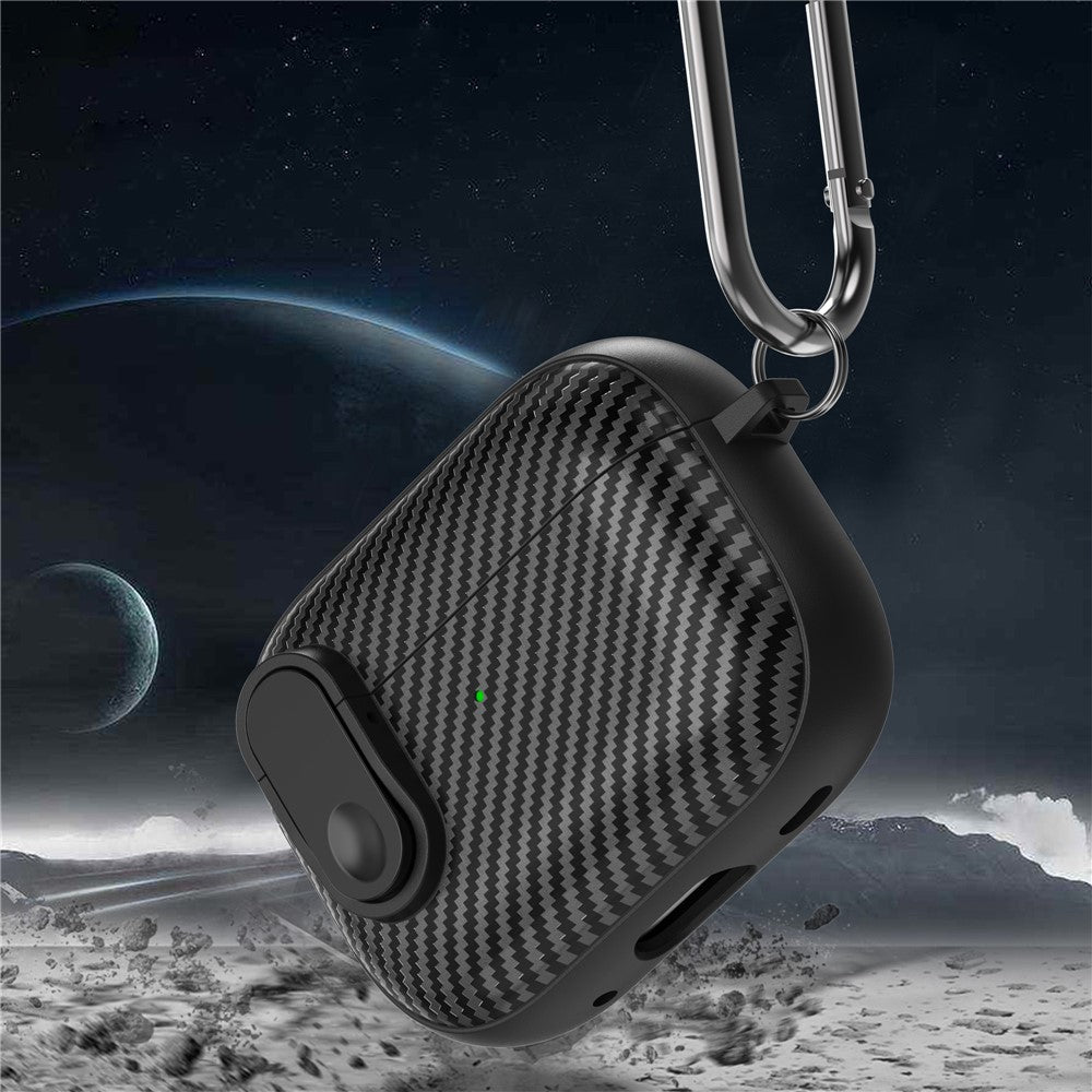 Capa Carbon Fiber Buckle para AirPods Pro 2