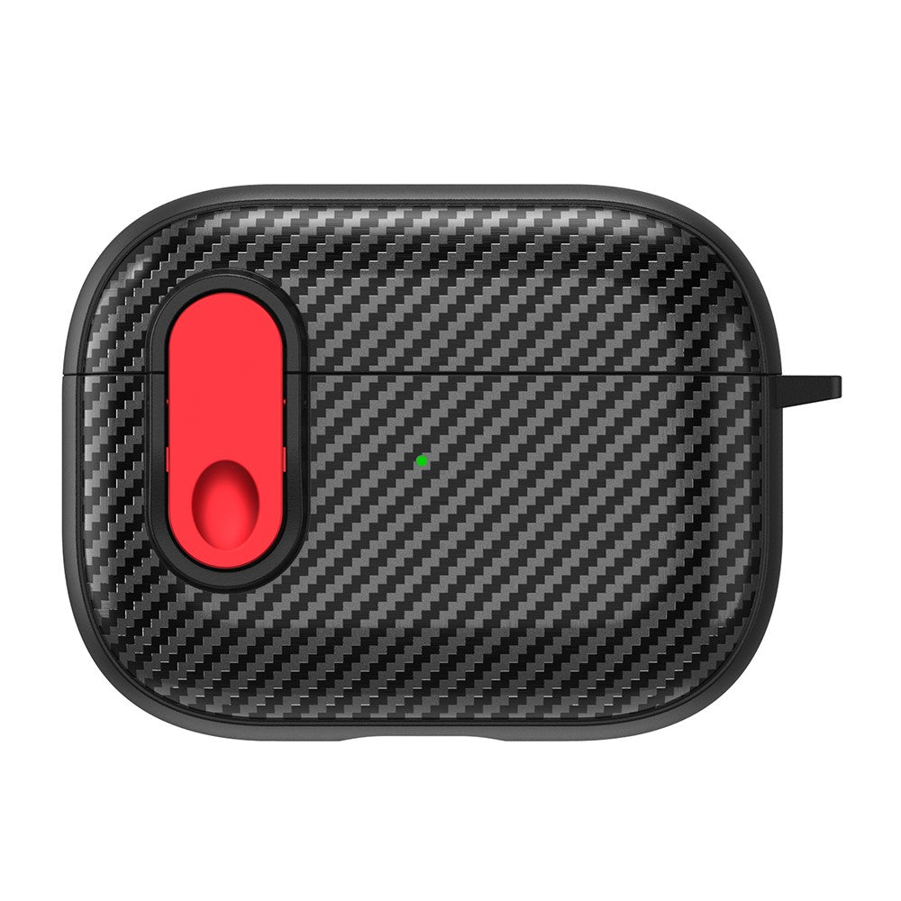 Capa Carbon Fiber Buckle para AirPods Pro 2
