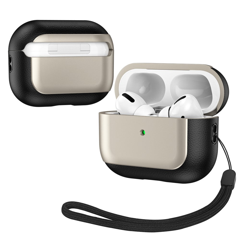 Capa Electroplating para AirPods Pro com Lanyard