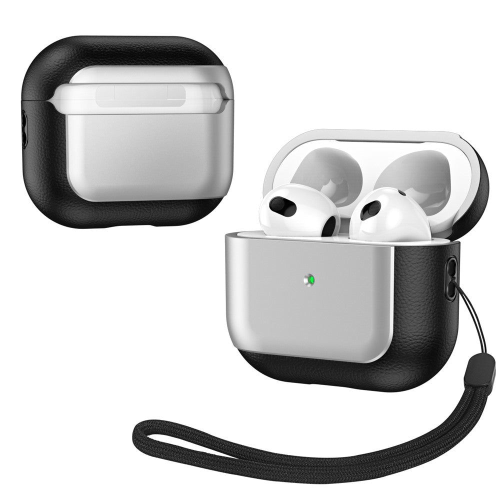 Capa Shockproof TPU para AirPods 3 com Lanyard