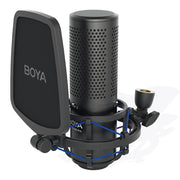 microfone condensador profissional boya by-m1000 pro