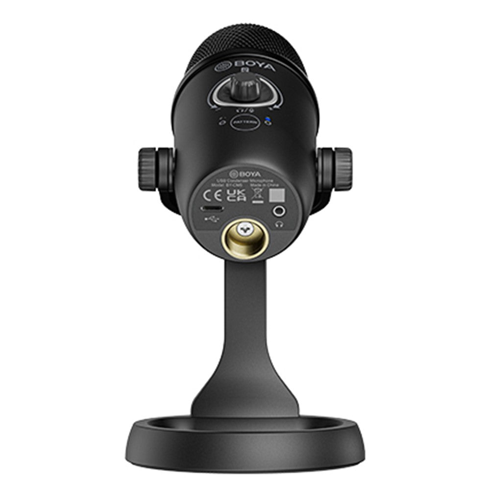 microfone boya cardioide gravação conferência e streaming