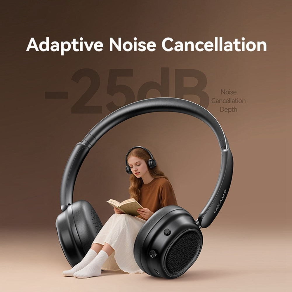 USAMS SR01 ANC Bluetooth Headphones