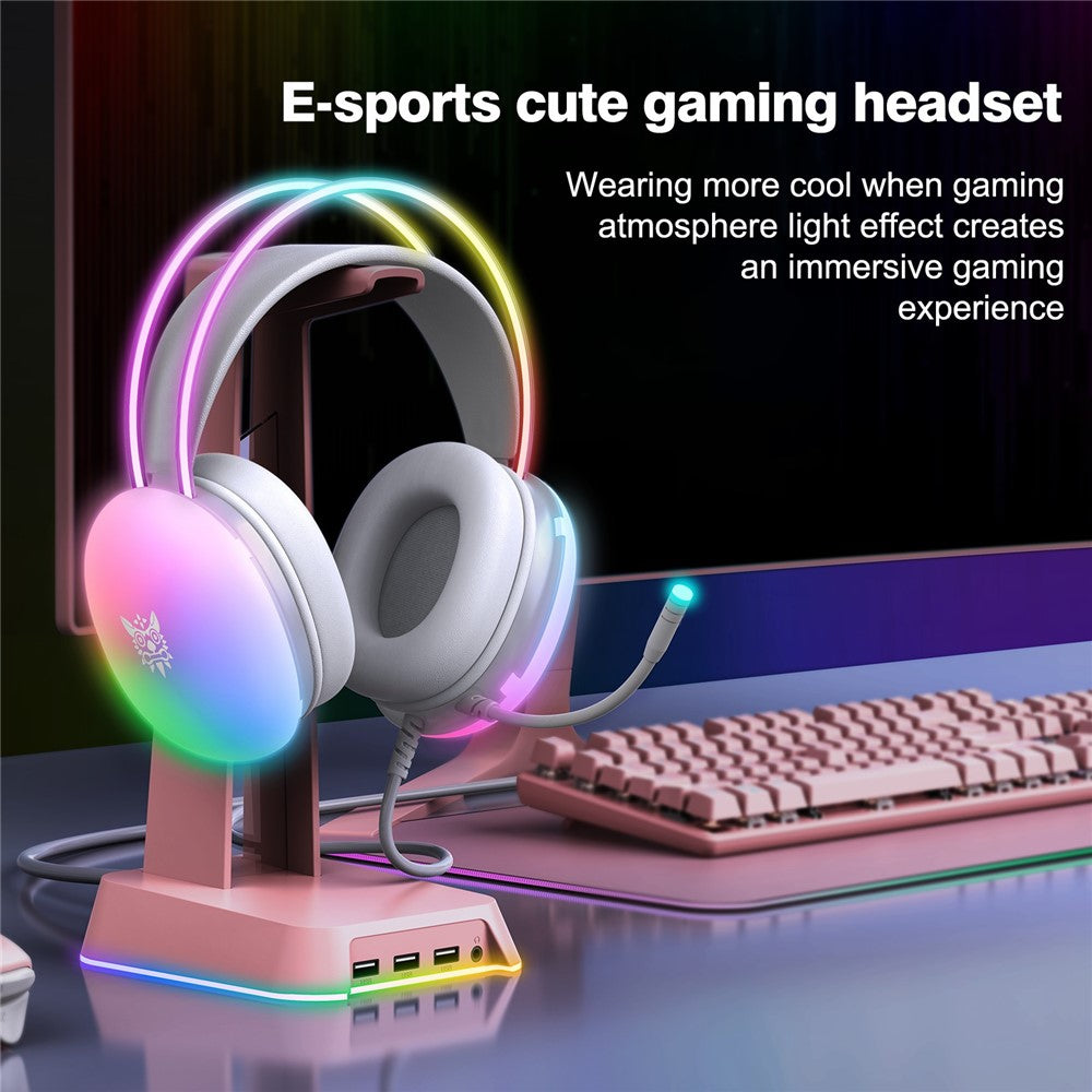 headset gamer onikuma x25 com microfone omnidirecional