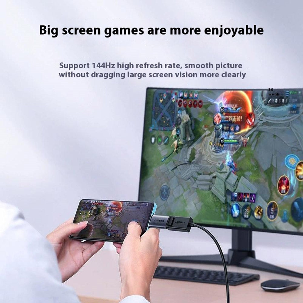 Adaptador UGREEN USB-C para DisplayPort 4K 60Hz