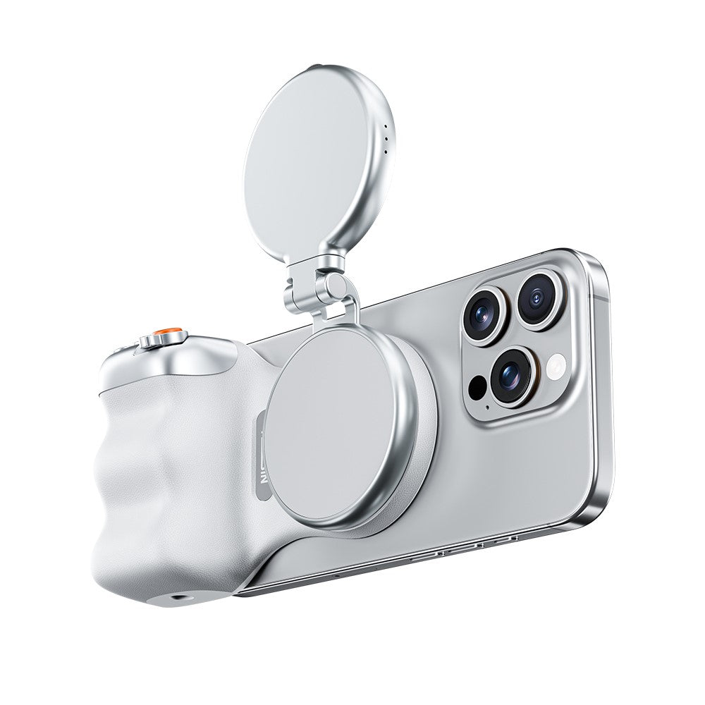 punho de fotografia para smartphone com disparador