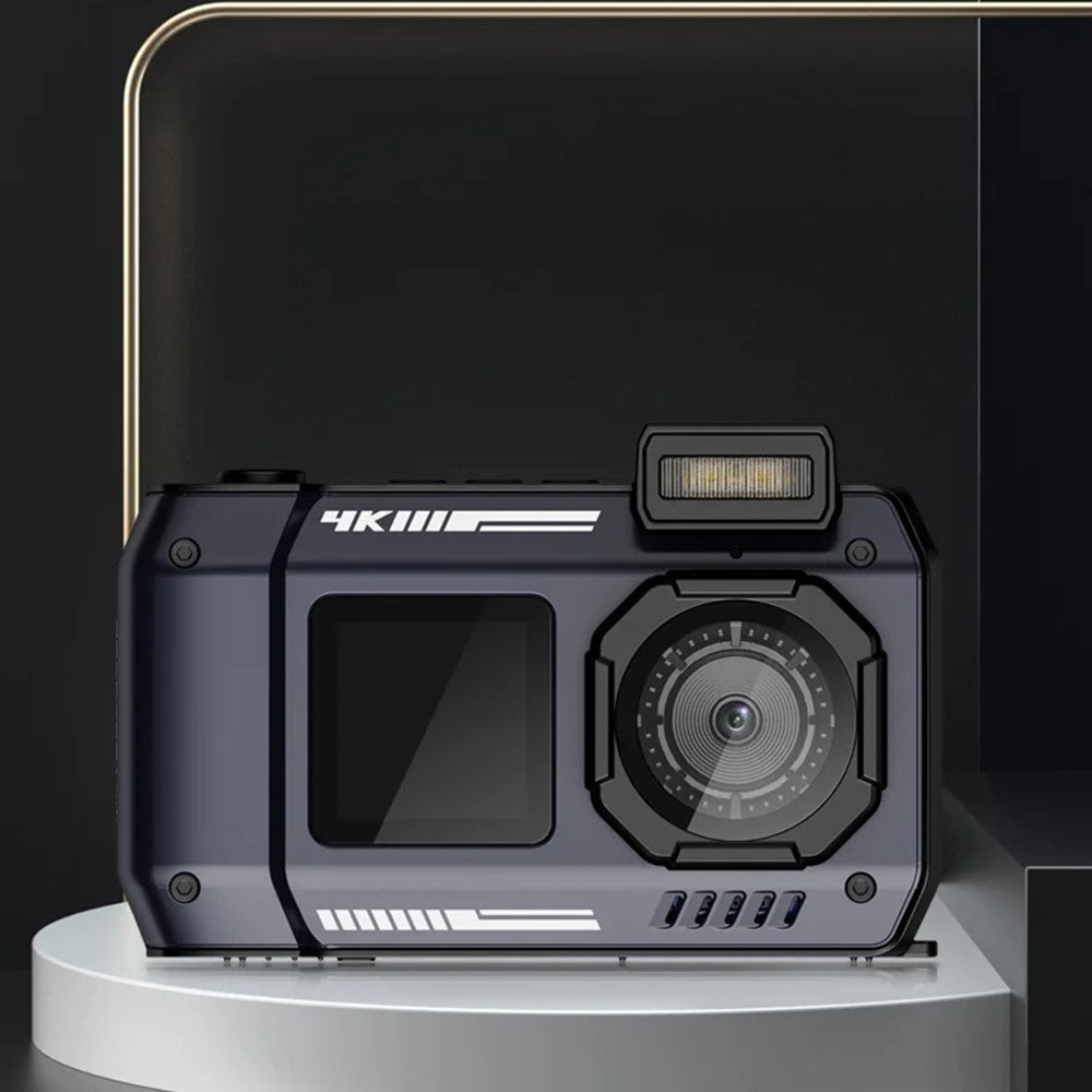 Câmara de Ação D50 4K Dual Screen Waterproof com Cartão 32GB