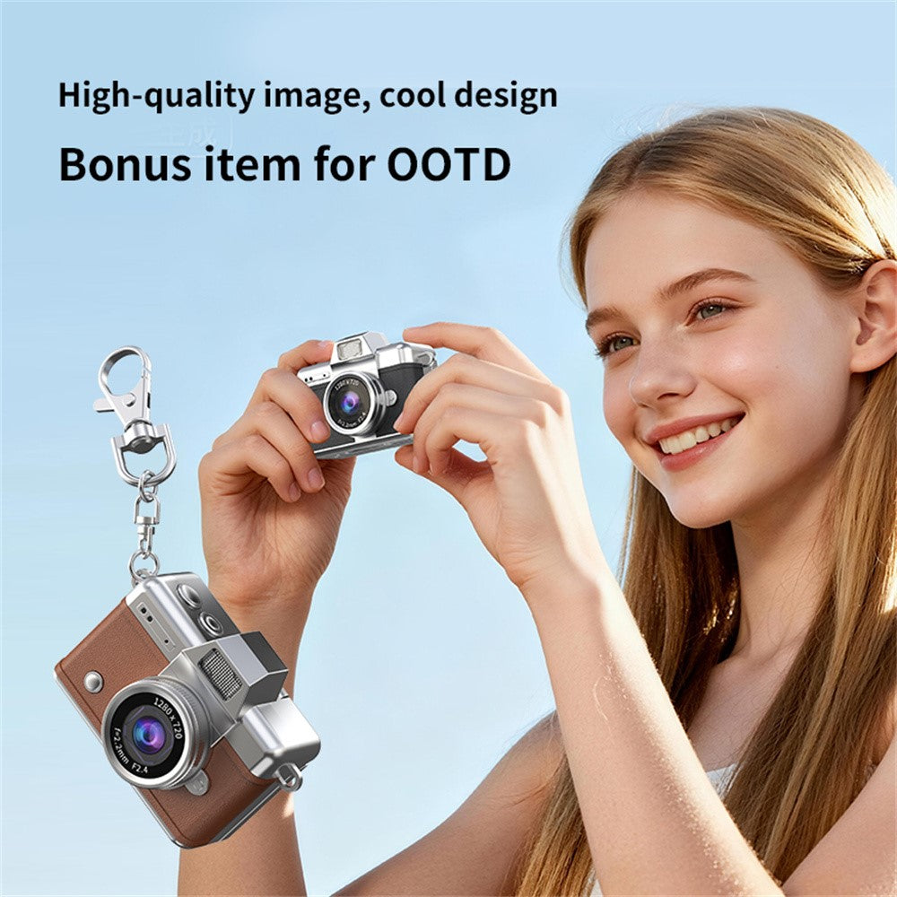 Câmara Retrô Mini LK-027 com Ecrã Giratório de 1,47 Polegadas