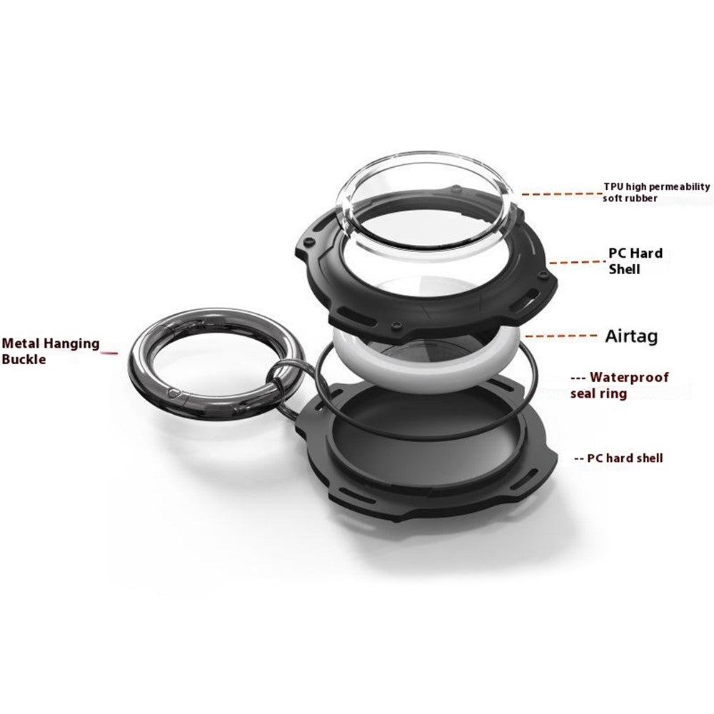 IP68 Waterproof TPU + PC Case for Apple AirTag