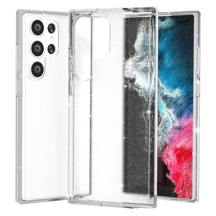 Glittery Clear Case for Samsung