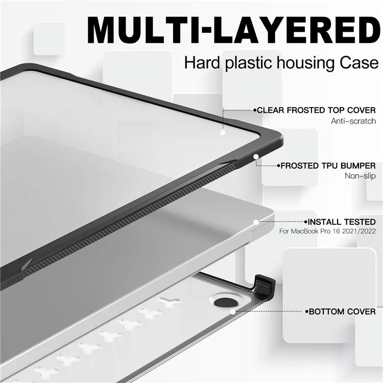 Capa Antichoque Transparente para MacBook Pro 16"