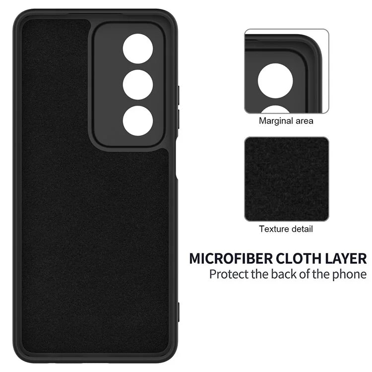 Capa de Silicone Preto para Oppo A80 5G