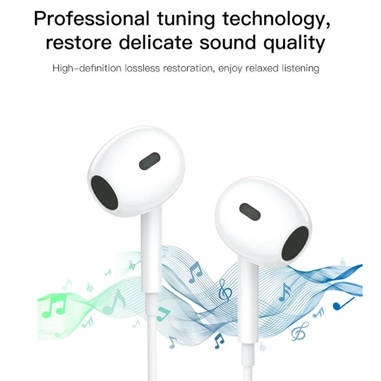 Fones YH38 com Fio Type-C