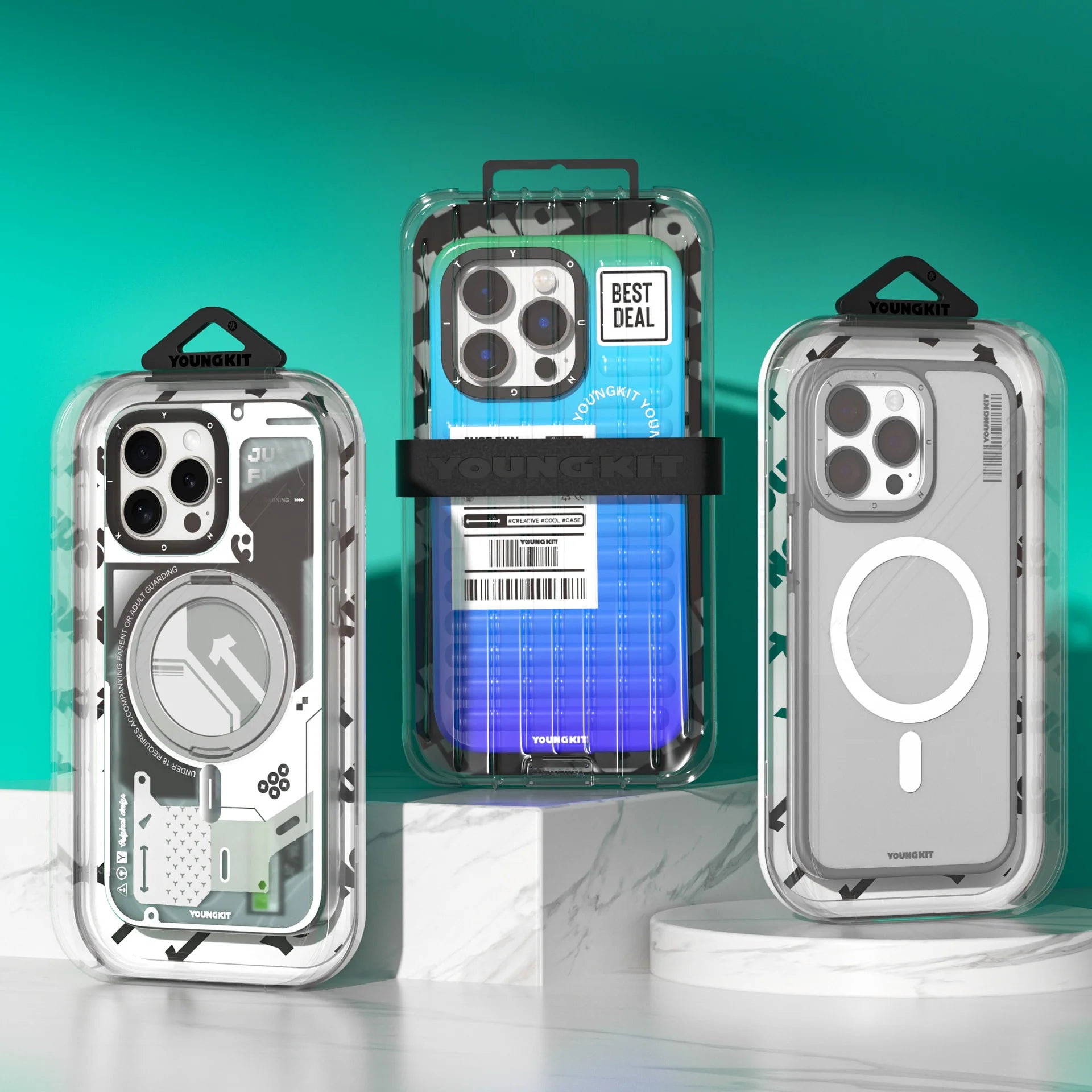 Youngkit Crystal Transparent Cover