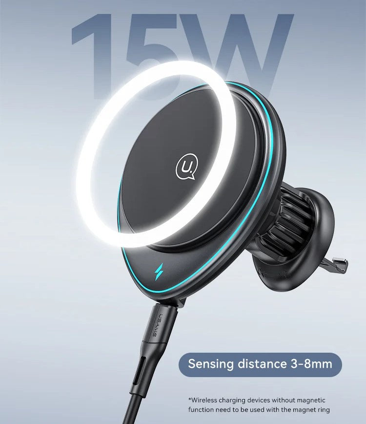 Usams Magnetic Wireless Charger - 15W