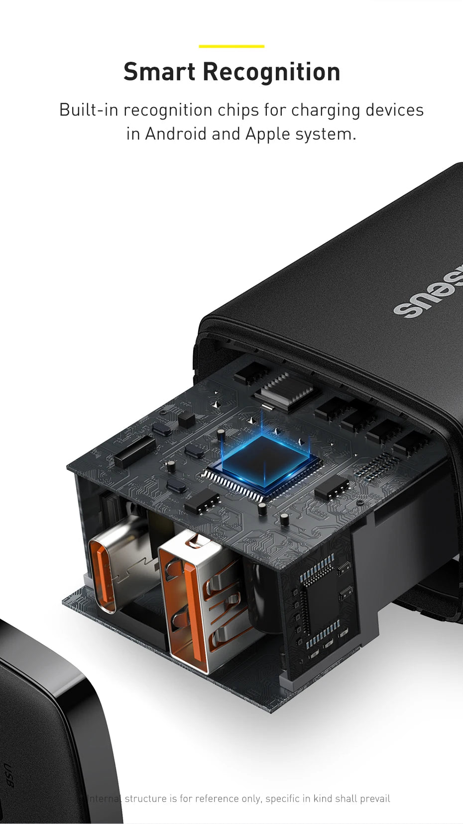 Cargador Mini USB Carga Rápida 20W