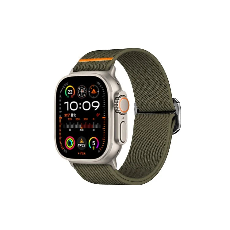 Pulseira de Nylon para Smartwatch Ultra 9 Plus e Apple Watch