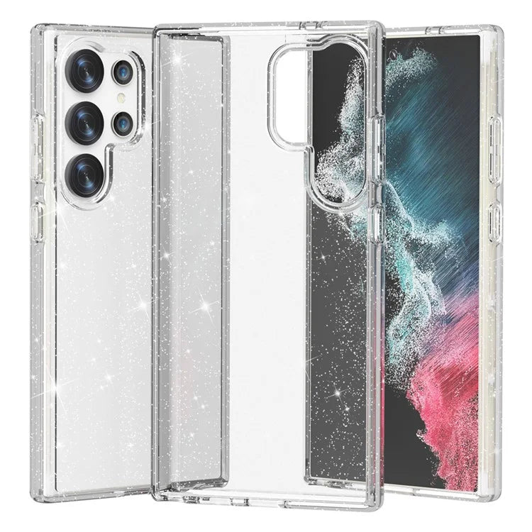 Glittery Clear Case for Samsung
