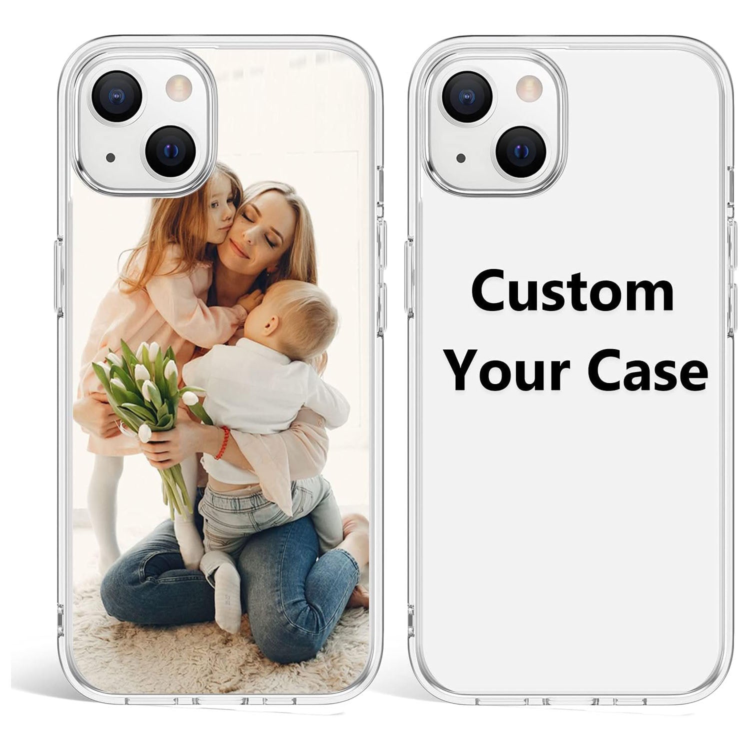 Couverture transparente personnalisable avec photo