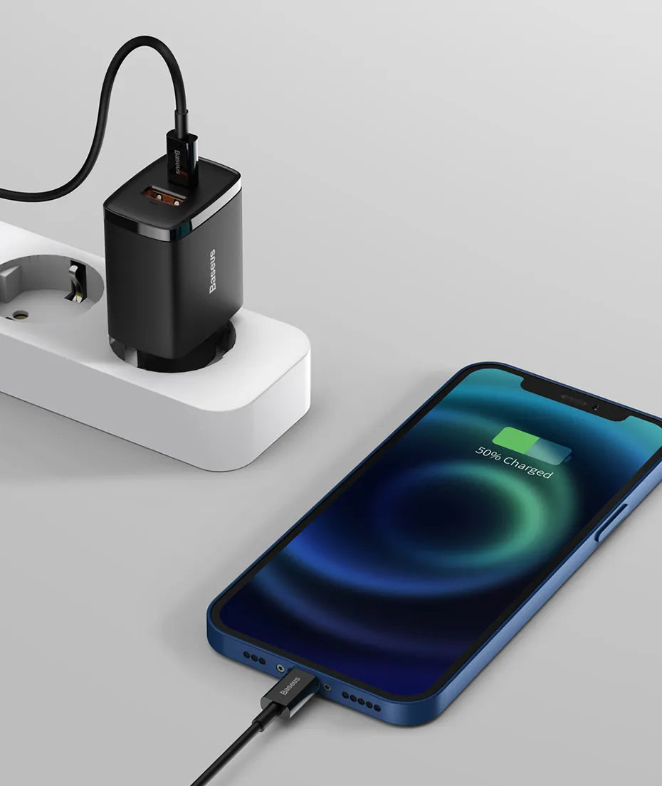 Cargador Mini USB Carga Rápida 20W