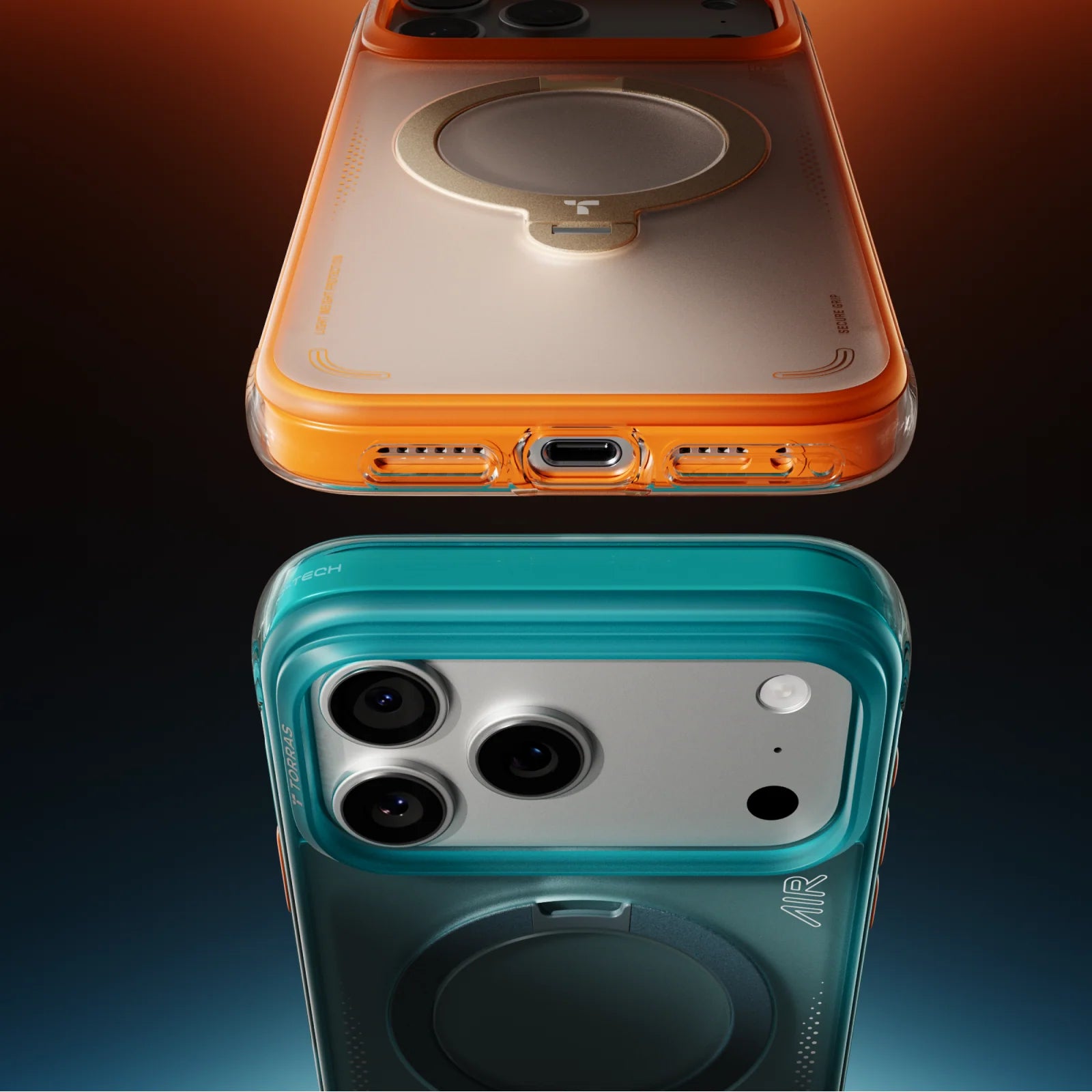 Torras Ostand Q3 Air Case for iPhone 17 Pro Max