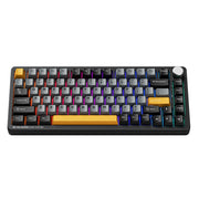 Teclado Mecânico Gaming Machenike K600-B82W Wireless RGB 75%