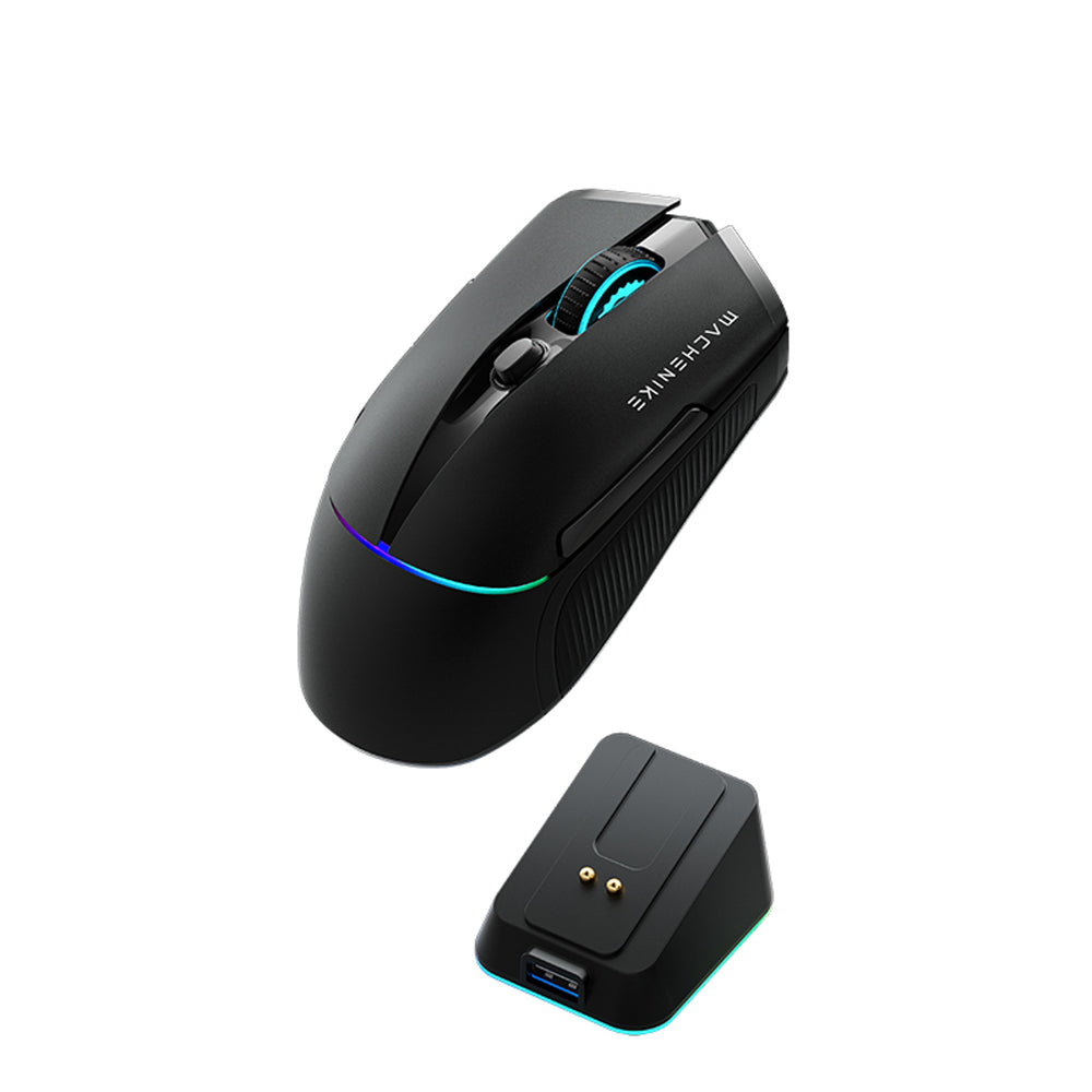 Rato Gaming Machenike L8 Pro Wireless 8K com Dock RGB