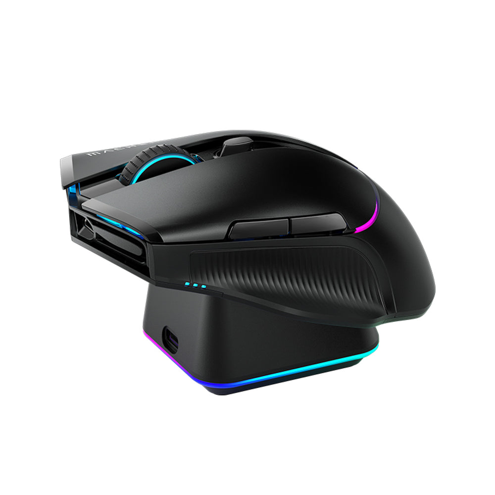 Rato Gaming Machenike L8 Pro Wireless 8K com Dock RGB