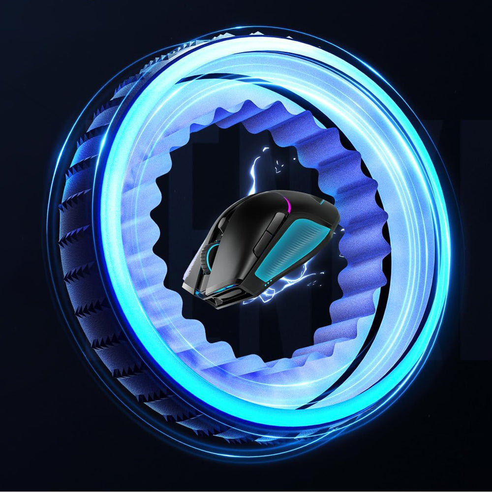 Rato Gaming Machenike L8 Pro Wireless 8K com Dock RGB