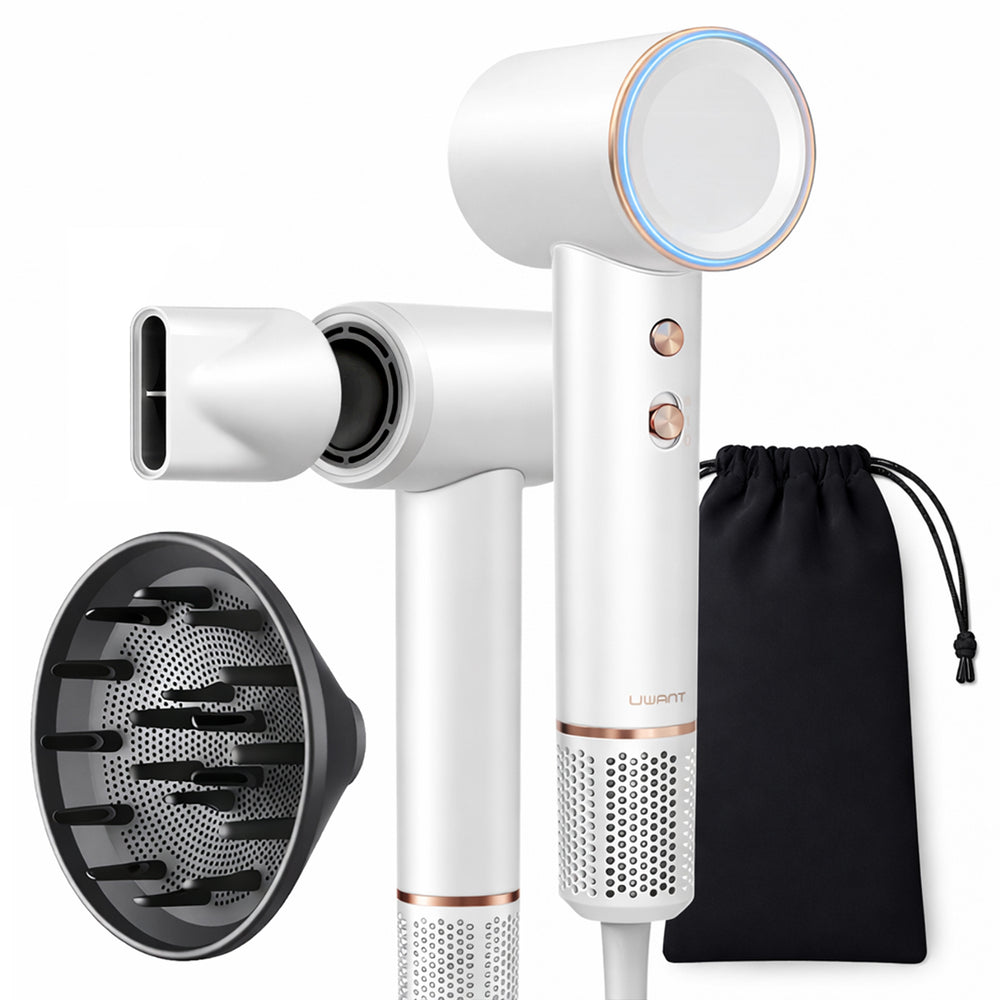 Secador de Cabelo UWANT H100 com Ionização e Difusor