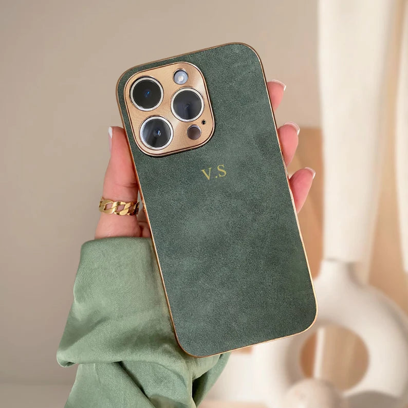 Gold Plate Lens - Personalized Cover with Initials