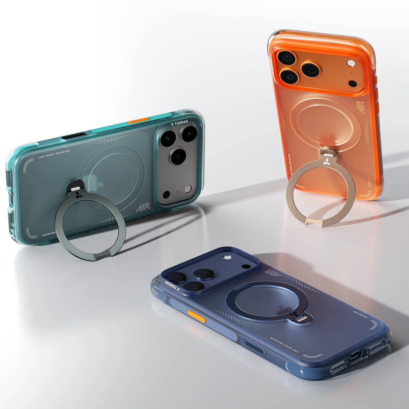 Torras Ostand Q3 Air Case for iPhone 17 Pro Max