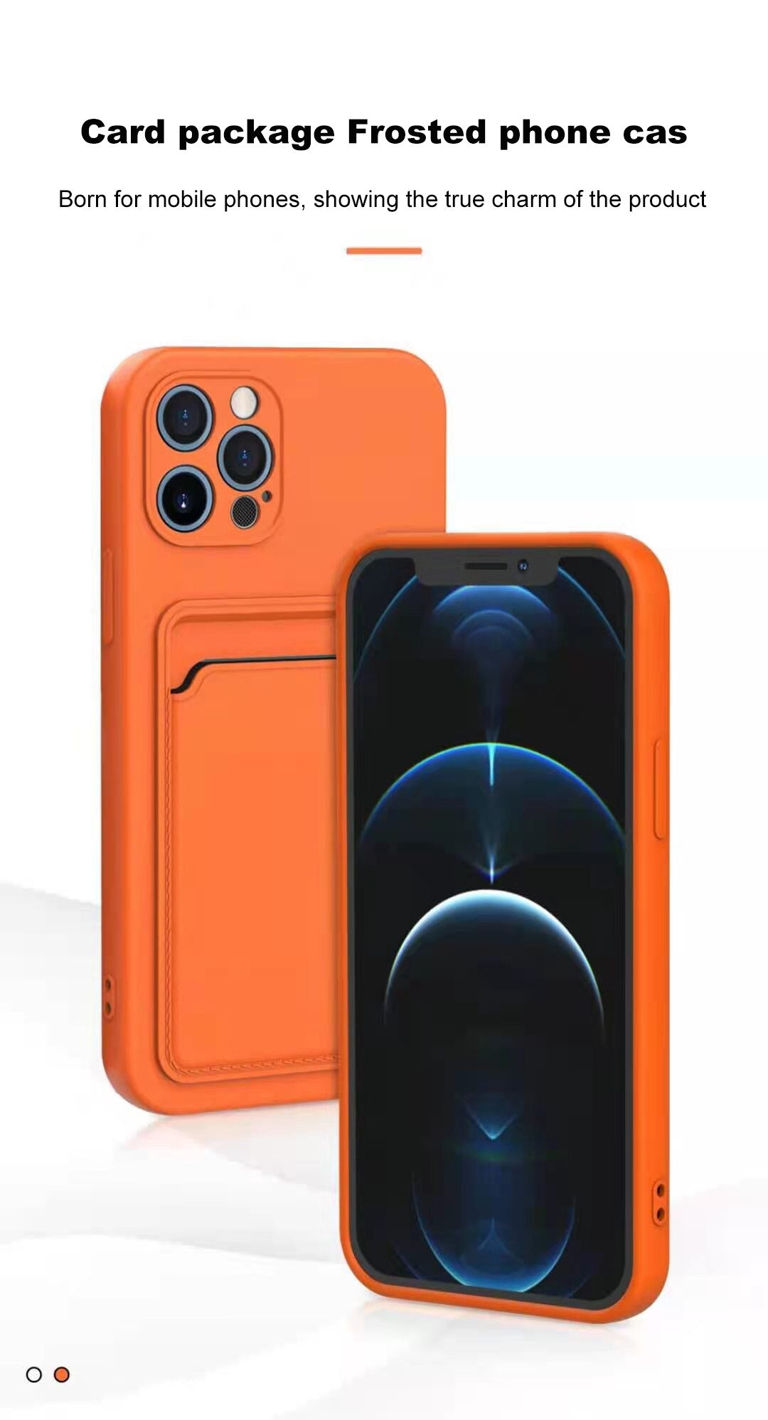 Card Slot Silicone Capas de Telemóvel