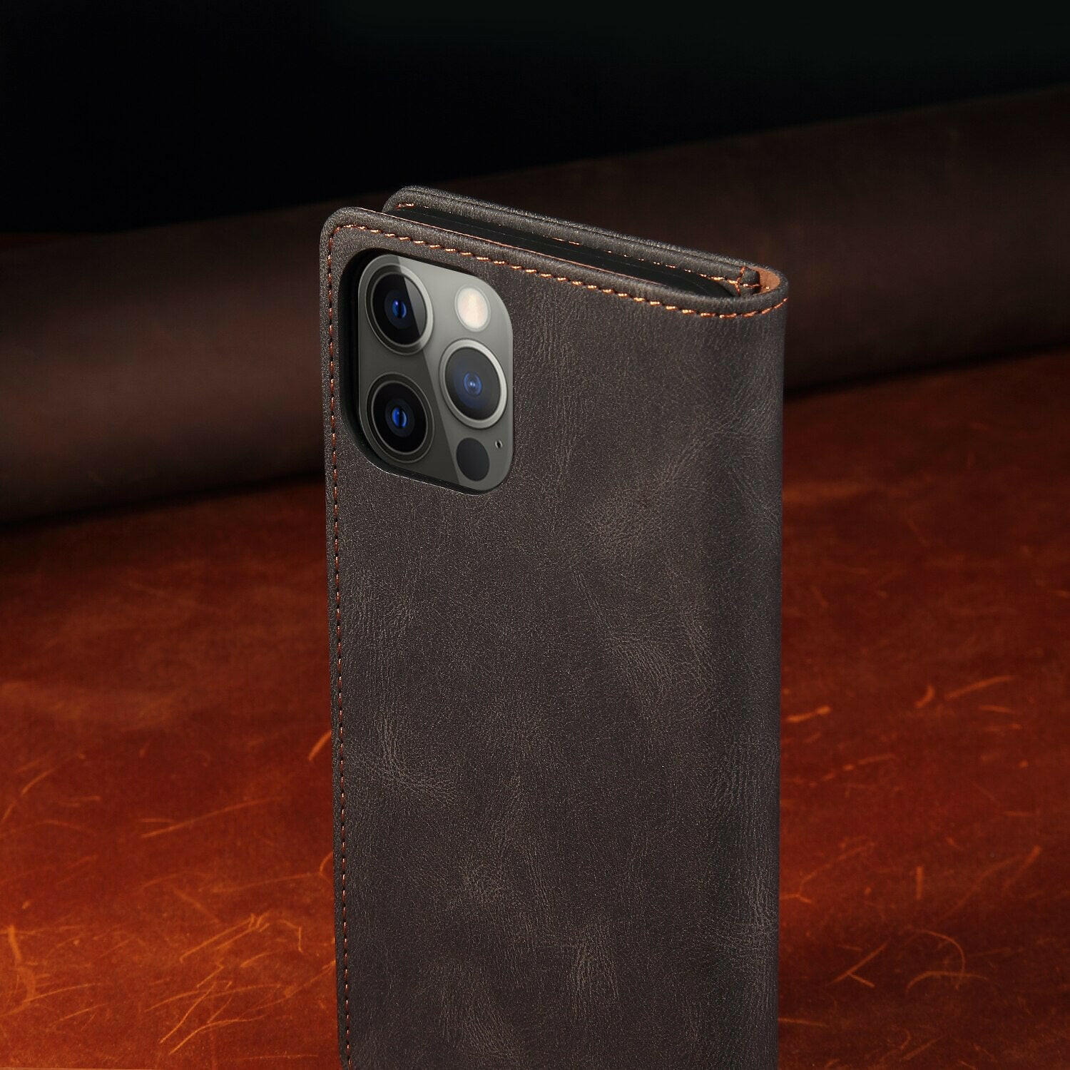 Flip Leather Case Capas de Telemóvel