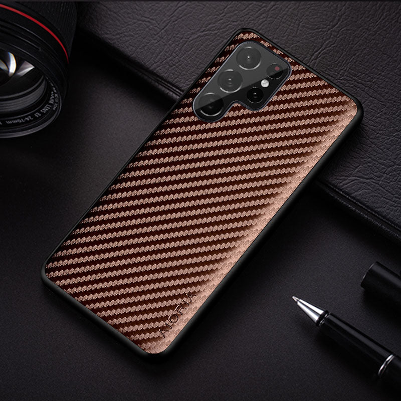 Carbon Fibre Capas de Telemóvel