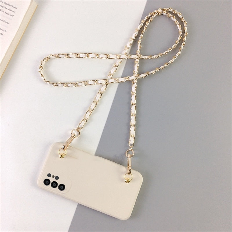 Crossbody Lanyard Capas de Telemóvel