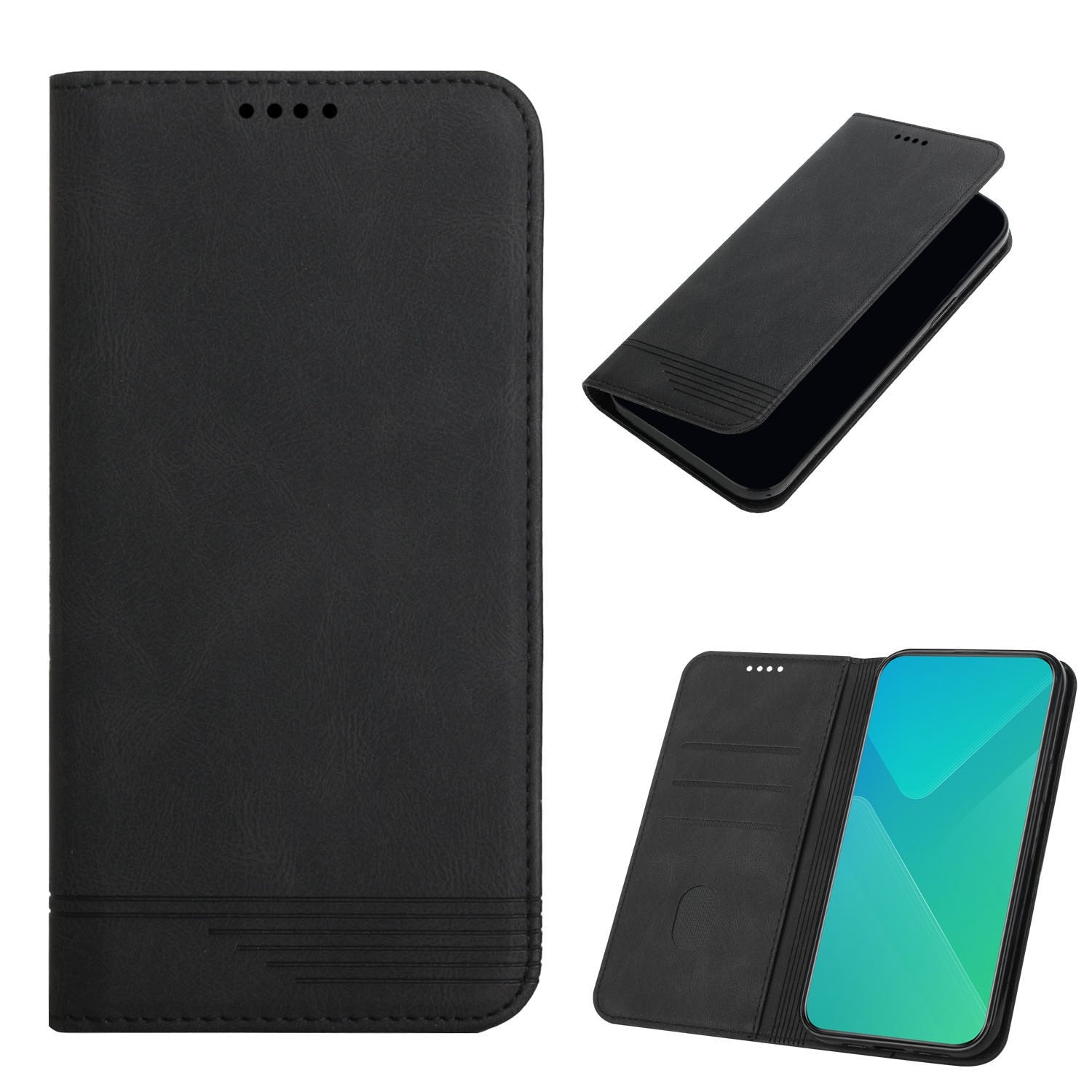 Flip Leather Capas de Telemóvel