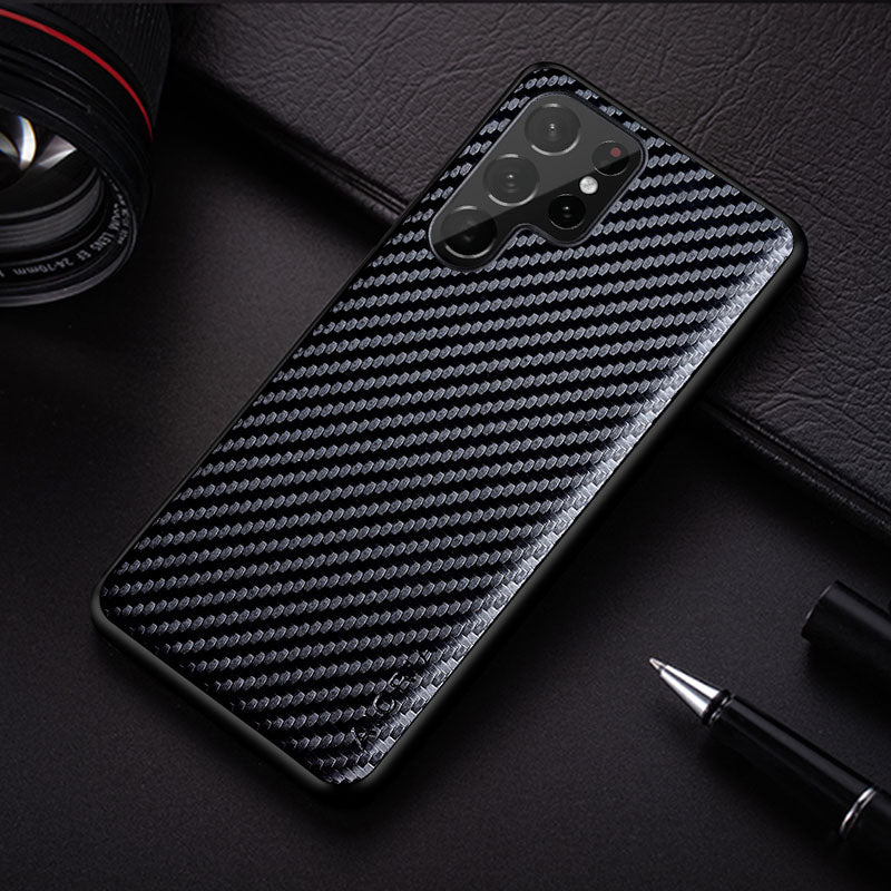 Carbon Fibre Capas de Telemóvel